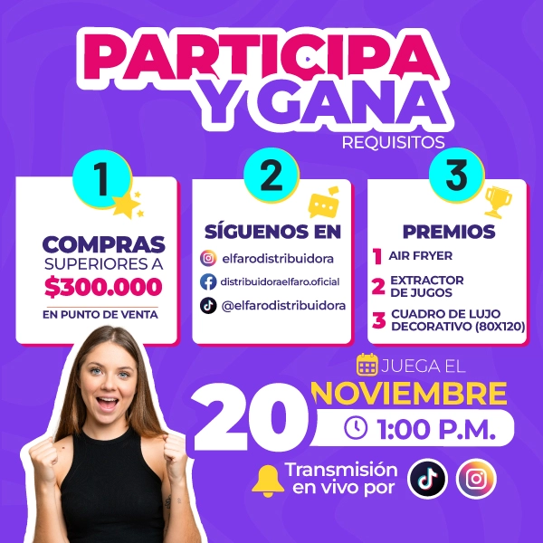 PARTICIPA Y GANA EN EL FARO